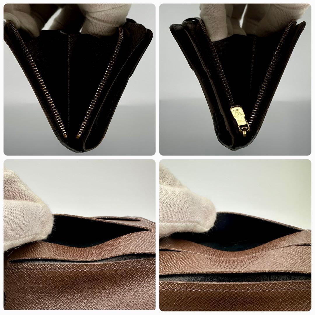 ルイヴィトン　ダミエ コンパクトジップ　折り財布