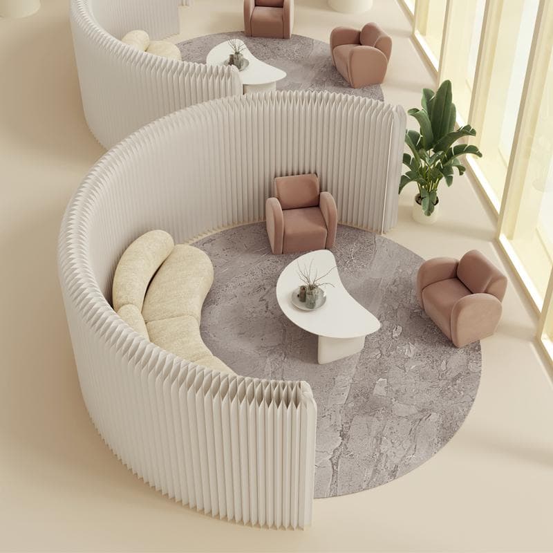 パーテーション間仕切り折り畳み式高さ2ｍ長さ2-3ｍ組立不要ついたて目隠し