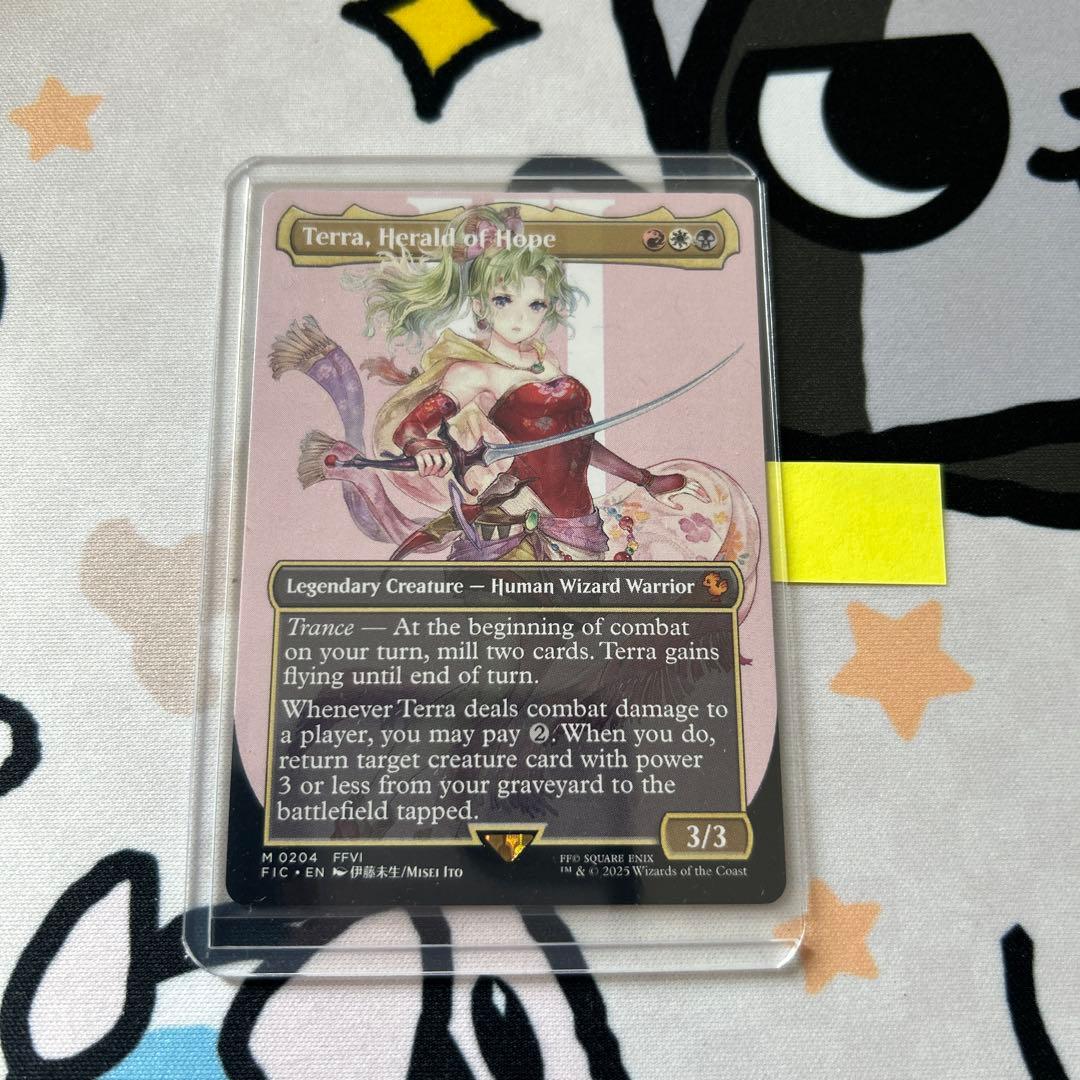 mtg　魔導の力を持つ少女、ティナ　ボーダーレス　英語版 ffコラボ