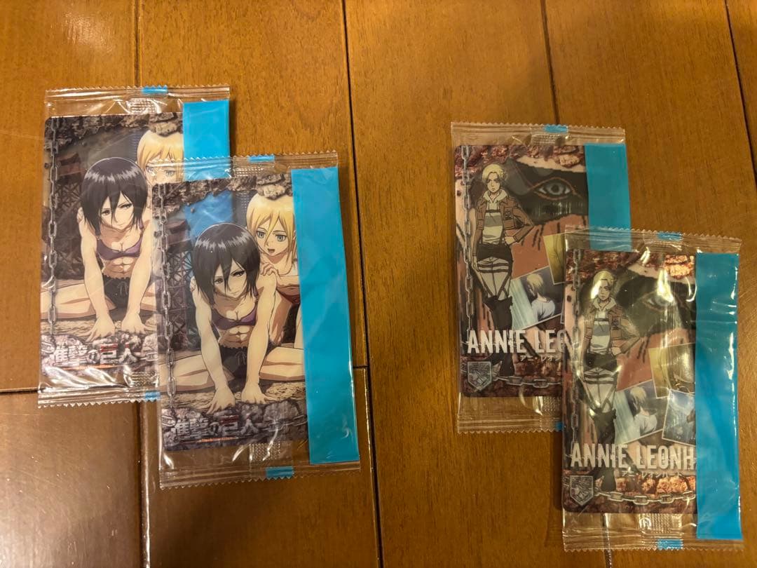 新品未開封　ウエハース 森永 未開封 カード まとめ 進撃の巨人