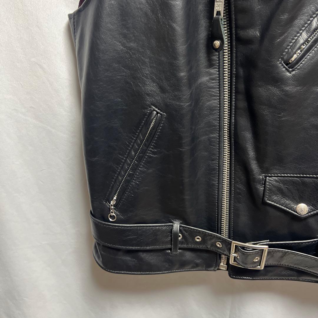 SCHOTT ショット　レザーベスト　ワンスター　ダブル　626V USA