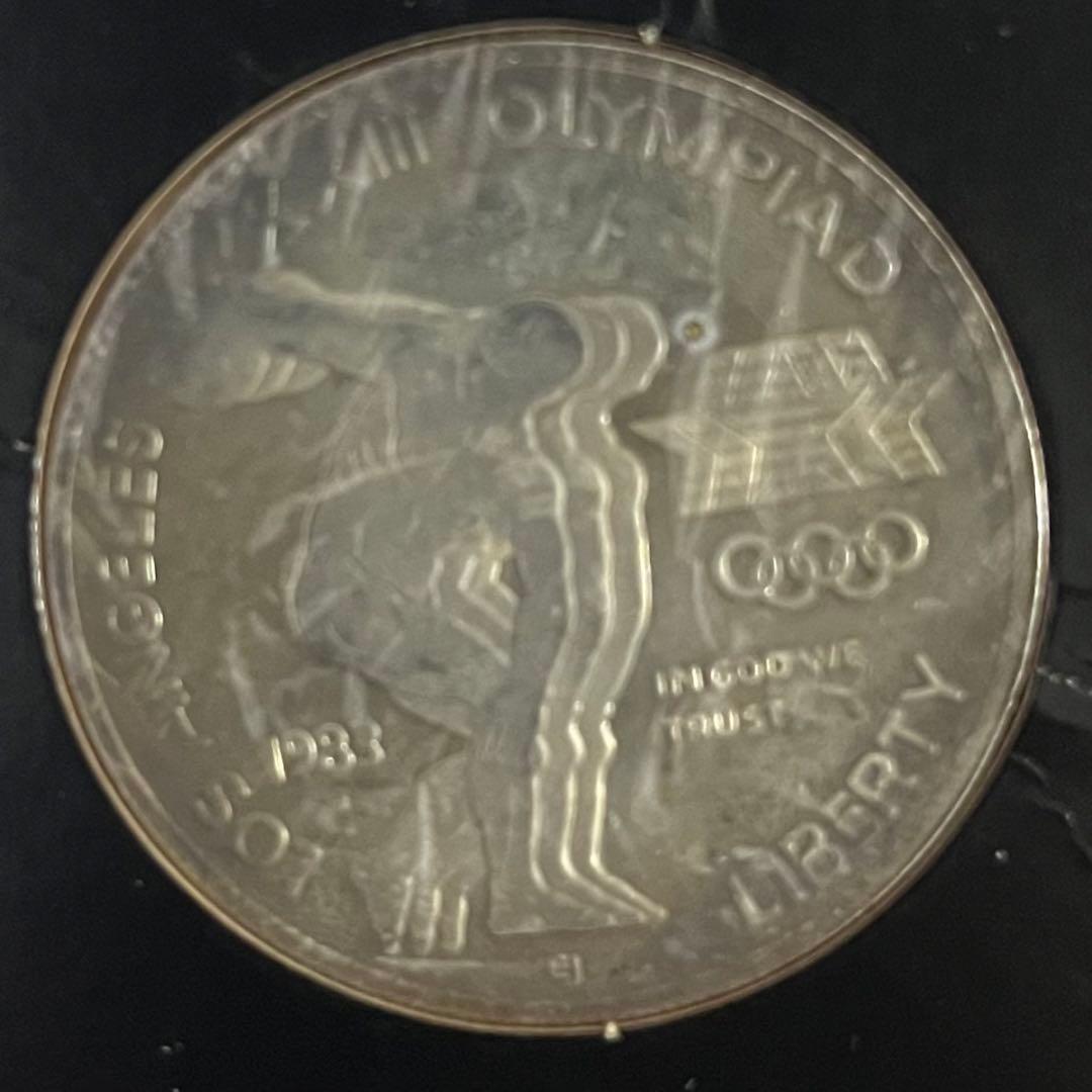ヴィンテージ　1983 LA ロサンゼルスオリンピック 記念銀貨　メダル