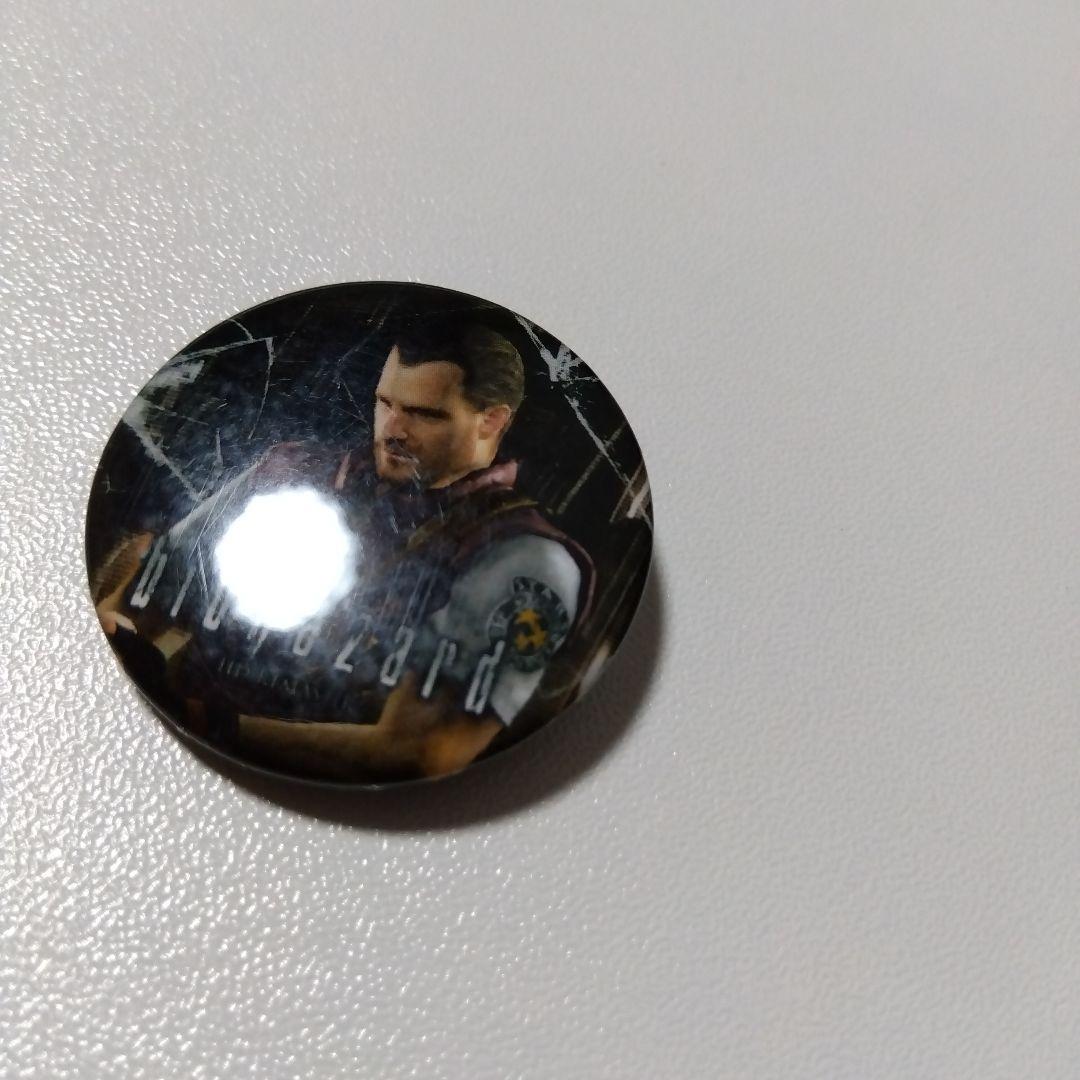 【BIOHAZARD】バリー パセラ コラボメニュー 注文 特典 缶バッジ