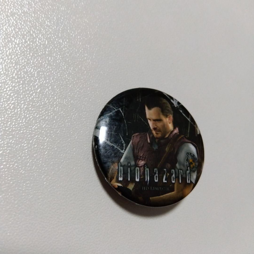 【BIOHAZARD】バリー パセラ コラボメニュー 注文 特典 缶バッジ