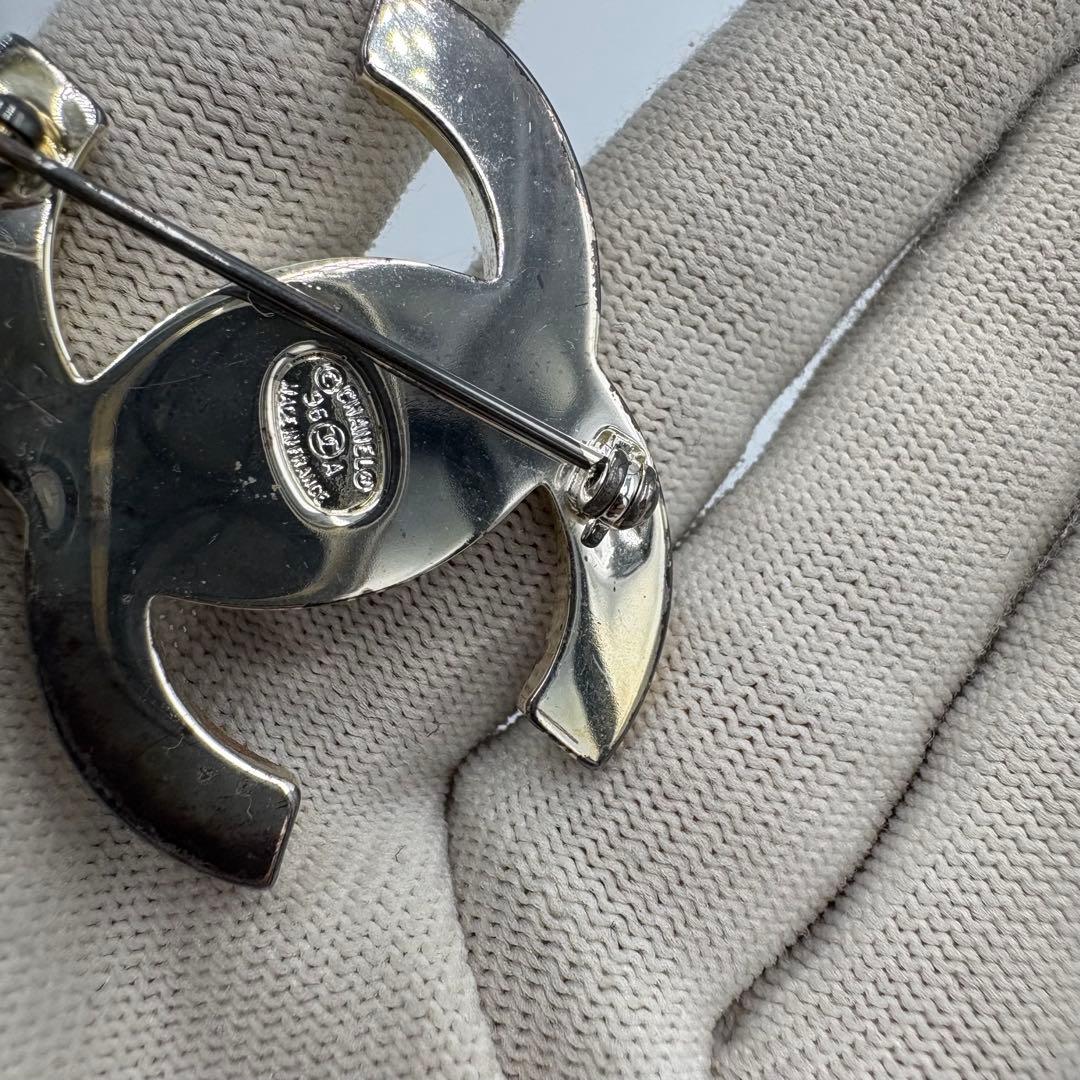 96A CHANEL シャネル ターンロック ココマーク ブローチ