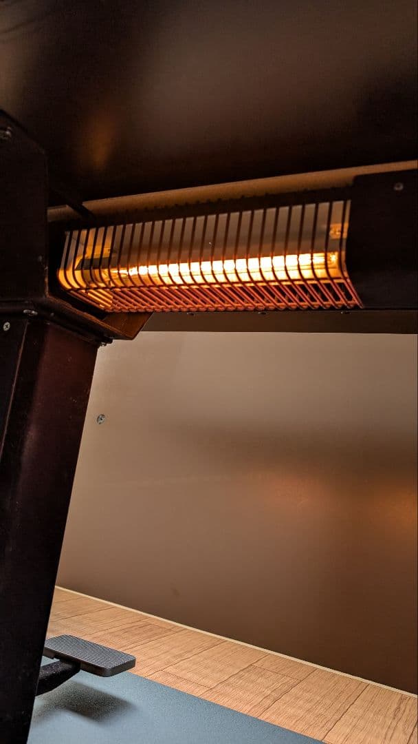 昇降式こたつテーブル　120cm×80cm　布団無しで使える　昇降式テーブル