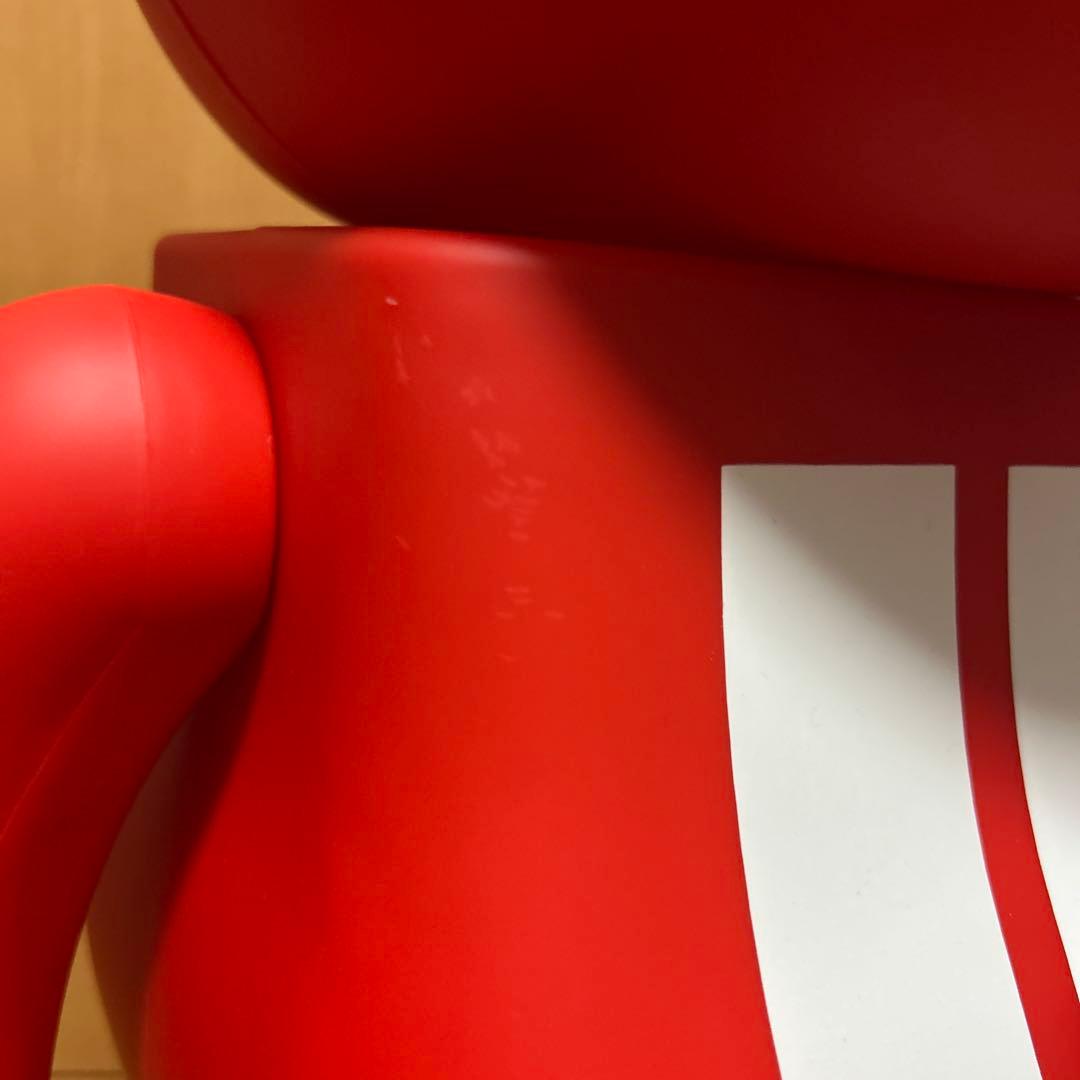 BE@RBRICK UNDERCOVER LOGO RED 1000％