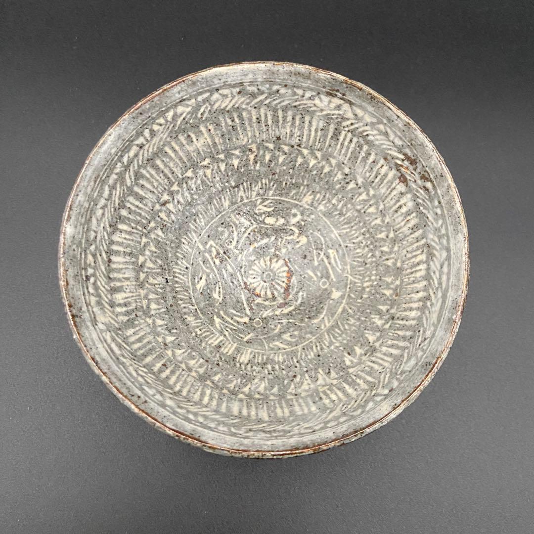 坂口健 東御土風紋 三島 飯碗 めし碗 茶碗 器 作家もの 作陶展②