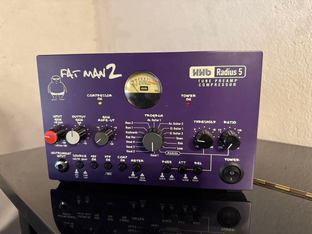HHB Radius 5 FATMAN 2 真空管コンプレッサー マイクプリ