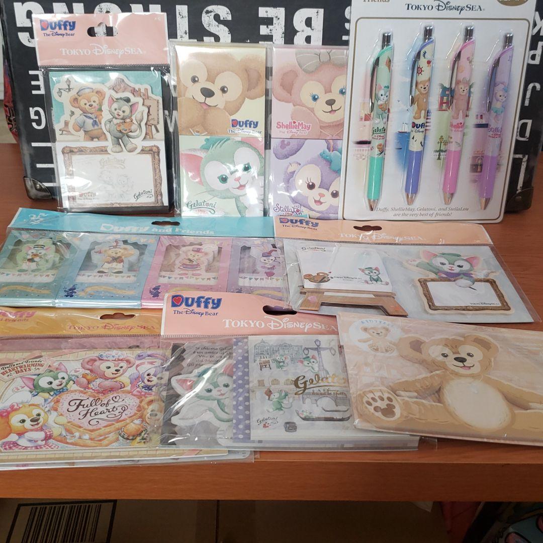 ダッフィーメモ帳ボールペンまとめ売り