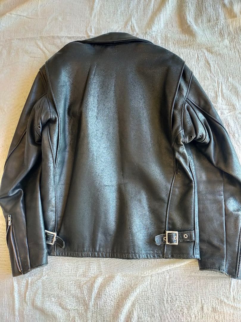 さみだれ★SCHOTT 本革 ジャケット(ボアなし、使用感かなりあり)