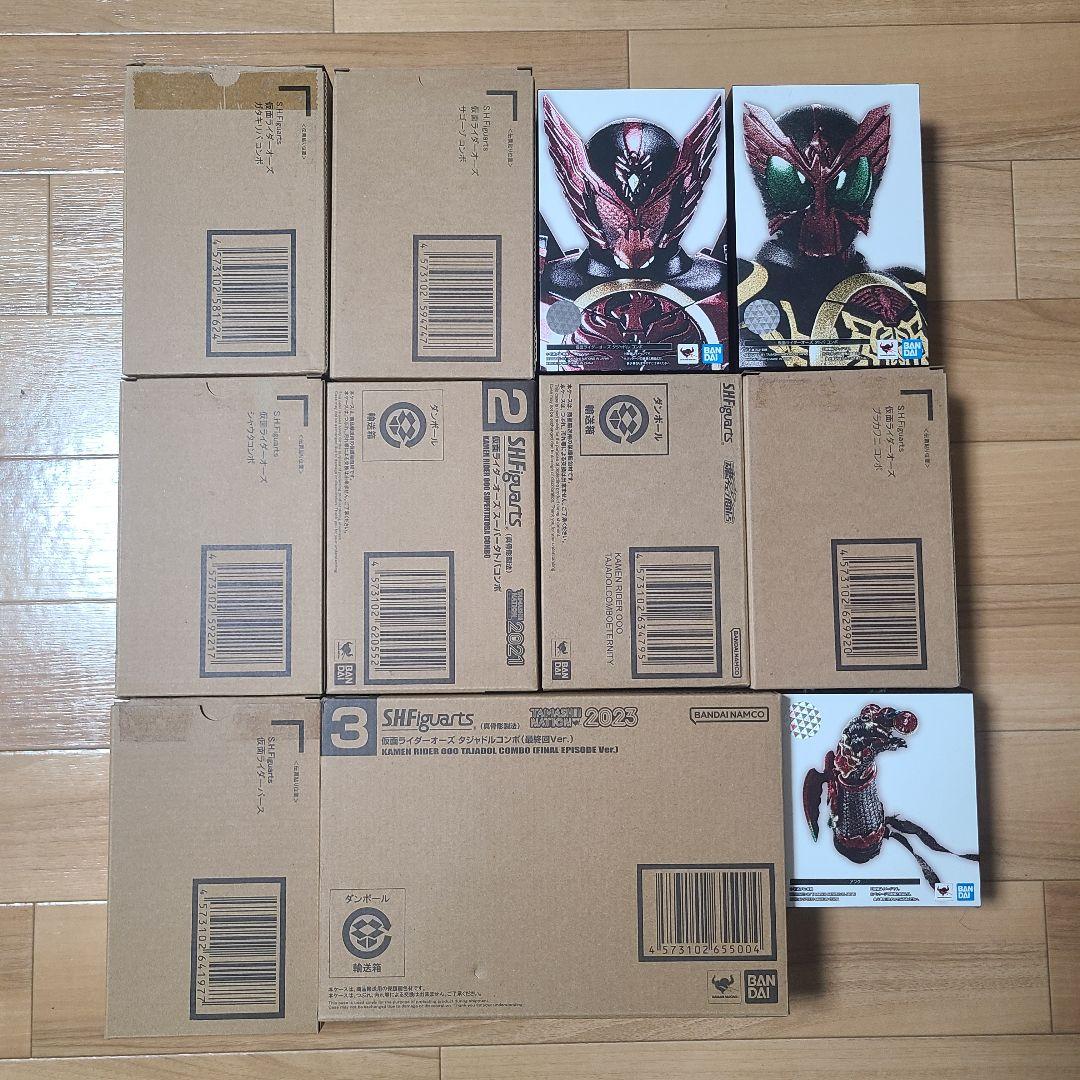 S.H.Figuarts 真骨彫製法 仮面ライダーオーズ 11点セット