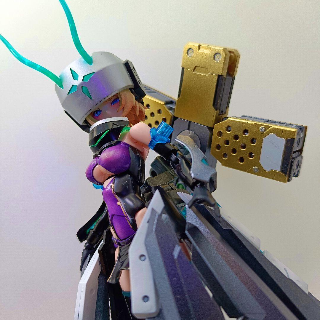 メガミデバイス　エクソシスト WIDOW バイクライダー　プラモデル　塗装完成品