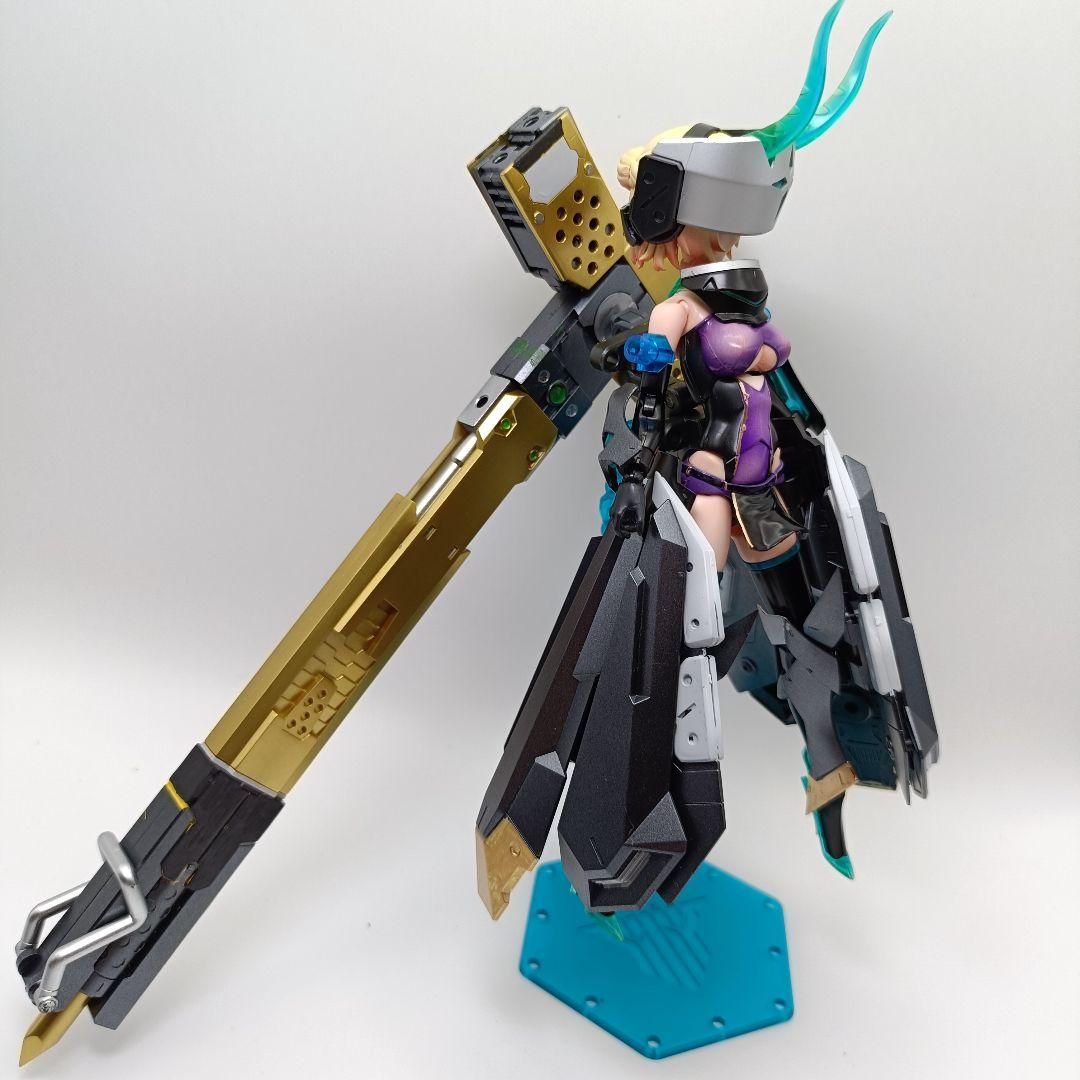 メガミデバイス　エクソシスト WIDOW バイクライダー　プラモデル　塗装完成品