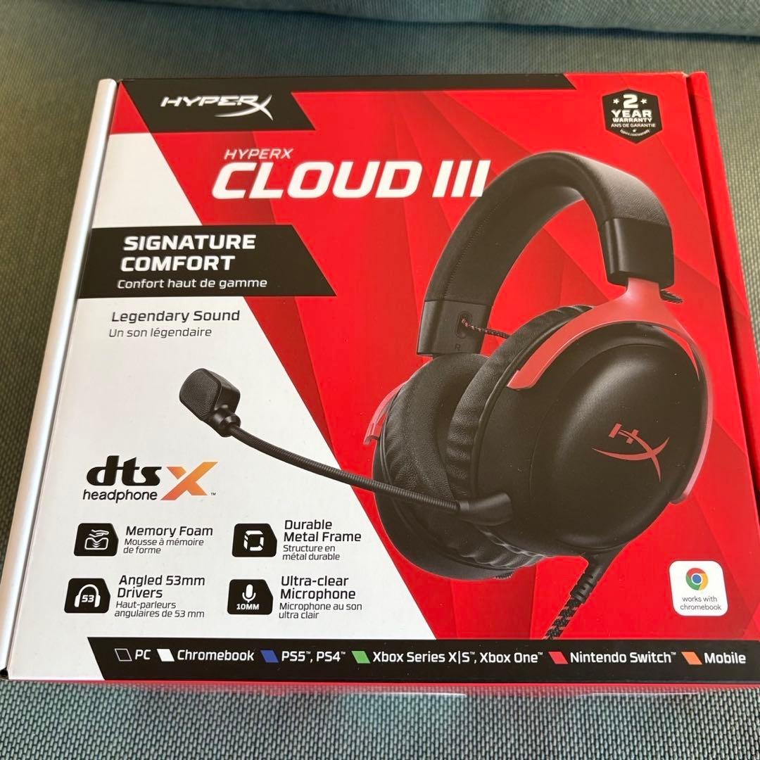 【新品 未開封】HyperX CLOUD lll 有線
