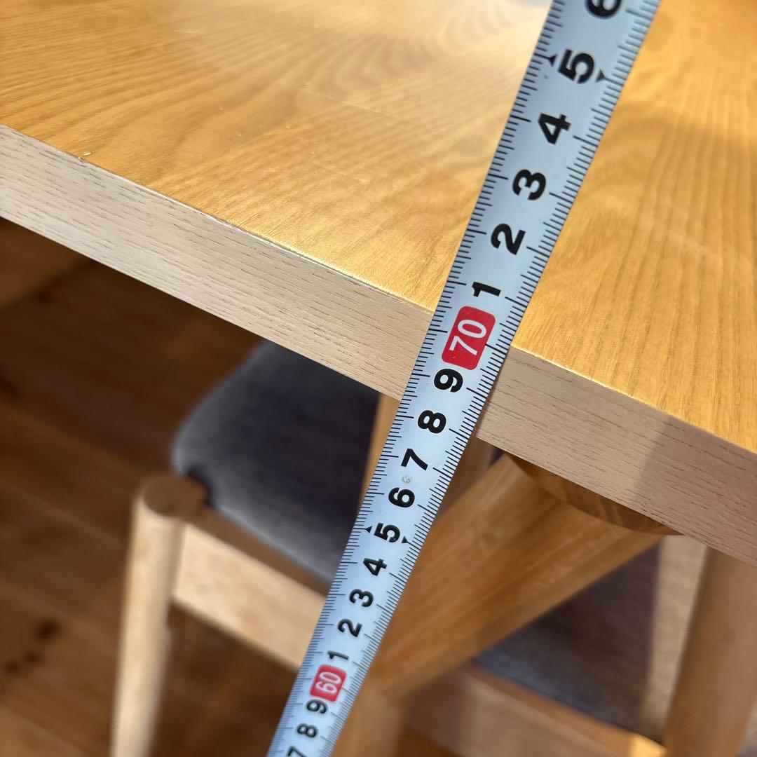 ダイニングテーブル 140cm 天然木 北欧