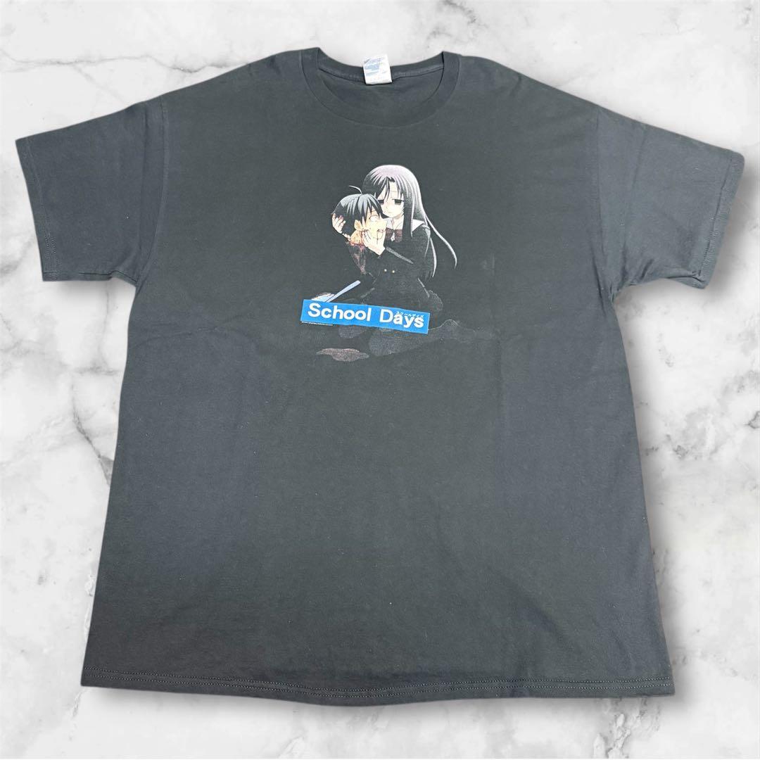 School Days アニメTシャツ