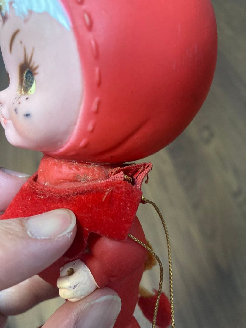 赤い悪魔の人形　kamar社　デビル　ソフビ　1970年代　ヴィンテージ