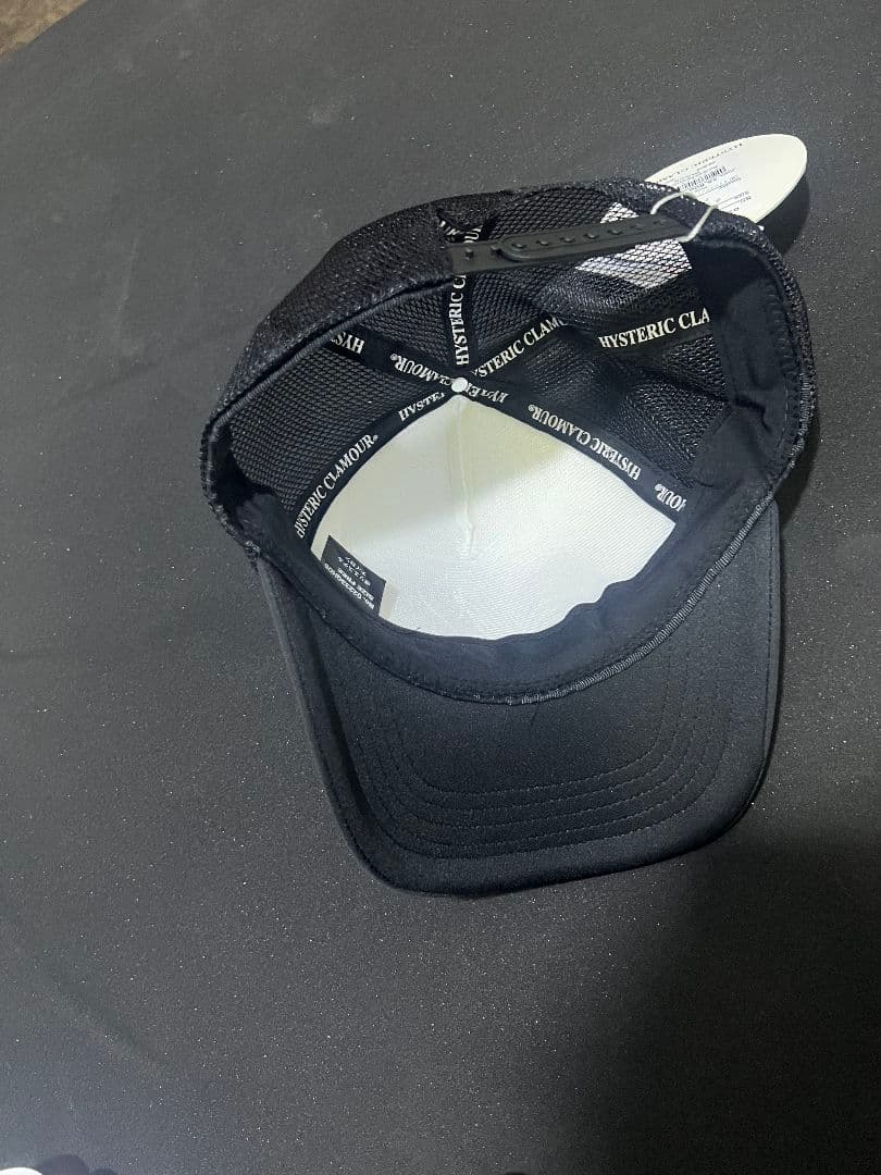 ヒステリックグラマー GUITAR GIRL メッシュキャップ ブラック-17