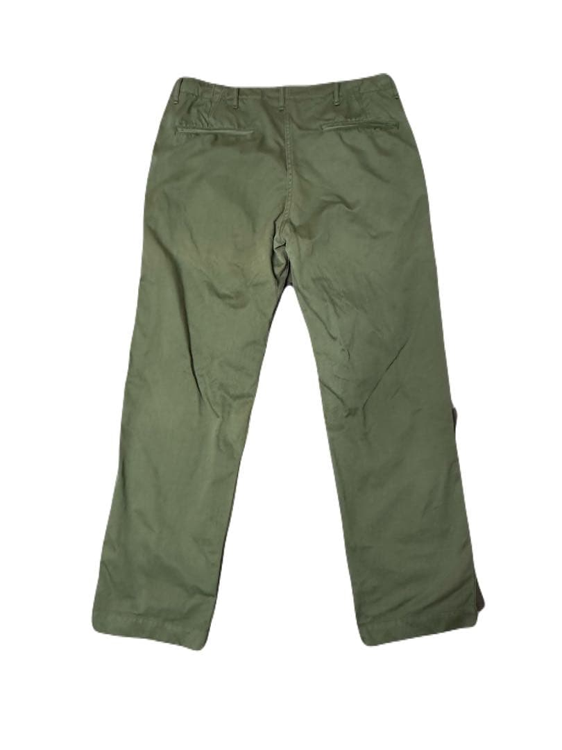 WAREHOUSE duck digger 1082 グリーン チノ サイズ34