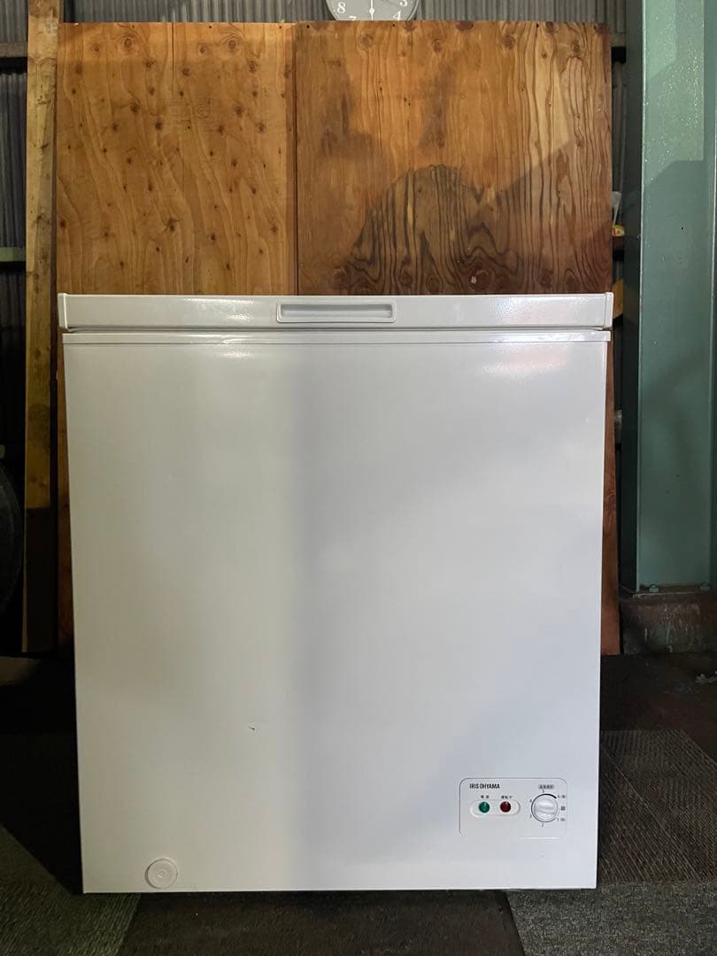 2022年製 アイリスオーヤマ 冷凍庫 142L ICSD-14A-W ①