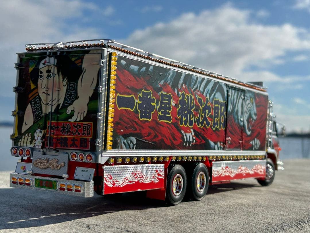 トラック野郎一番星北へ帰るアオシマ デコトラプラモデル