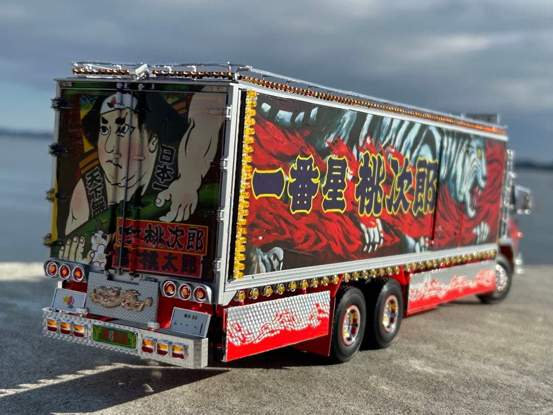 トラック野郎一番星北へ帰るアオシマ デコトラプラモデル