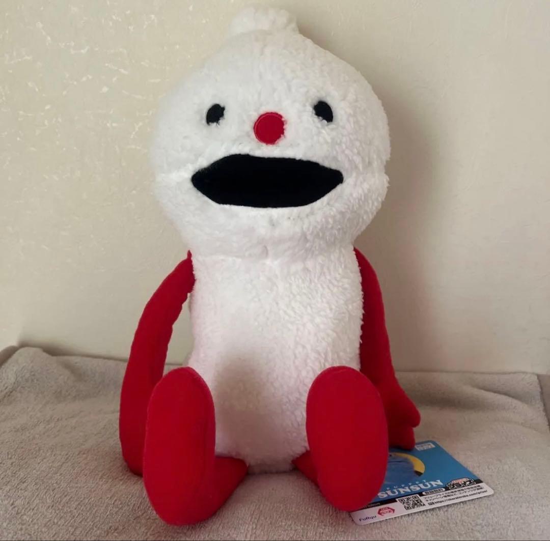 【タグ付き】パペットスンスン おすわりBIGぬいぐるみ スンスン&ノンノンセット