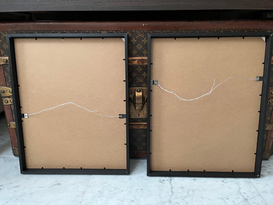 【ビンテージ】デッドストック1995年製 アメリカ プール サイン額装2枚セット