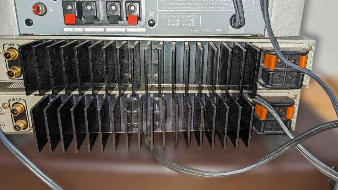 名機中の名機　テクニクスのパワ－プリアンプＳＥ－01動作機 バージョン①