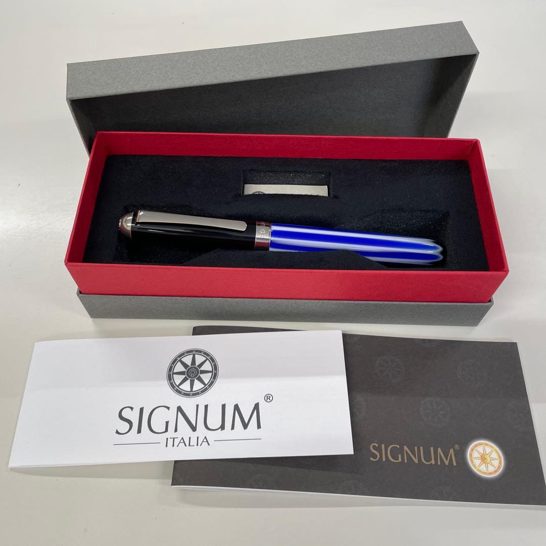 シグナム　ムラーノ　万年筆　ブルー　（F）