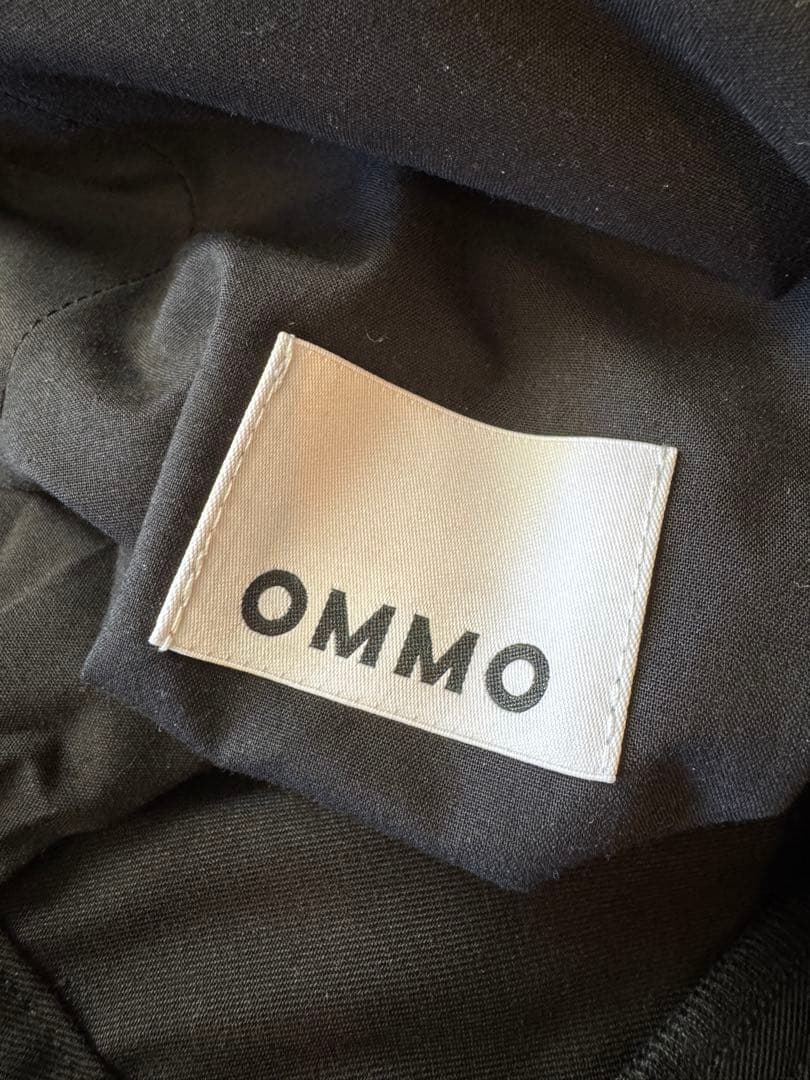OMMO黒 サルエルパンツ
