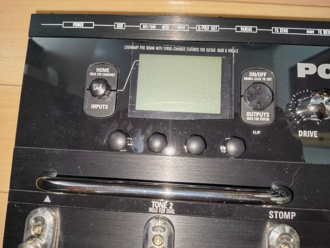 LINE6 POD X3 LIVE 箱、ソフトケース付き