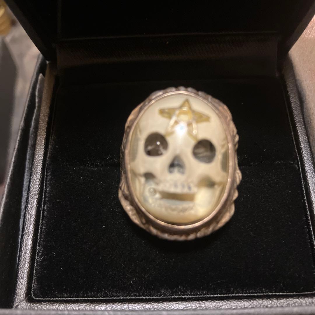 d*7様 希少！アレックスストリーター エンジェルハートリング スカル