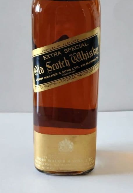 【古酒 箱無し】ジョニーウォーカー　ブラックラベル　白紋章　ウイスキー　特級