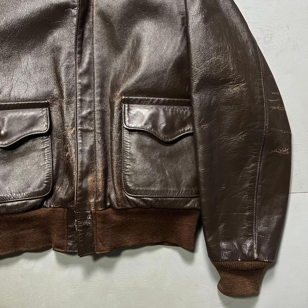 Buzz Rickson A-2 レザージャケット　馬革　ホースハイド　36 S