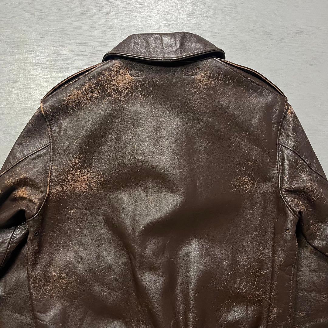 Buzz Rickson A-2 レザージャケット　馬革　ホースハイド　36 S