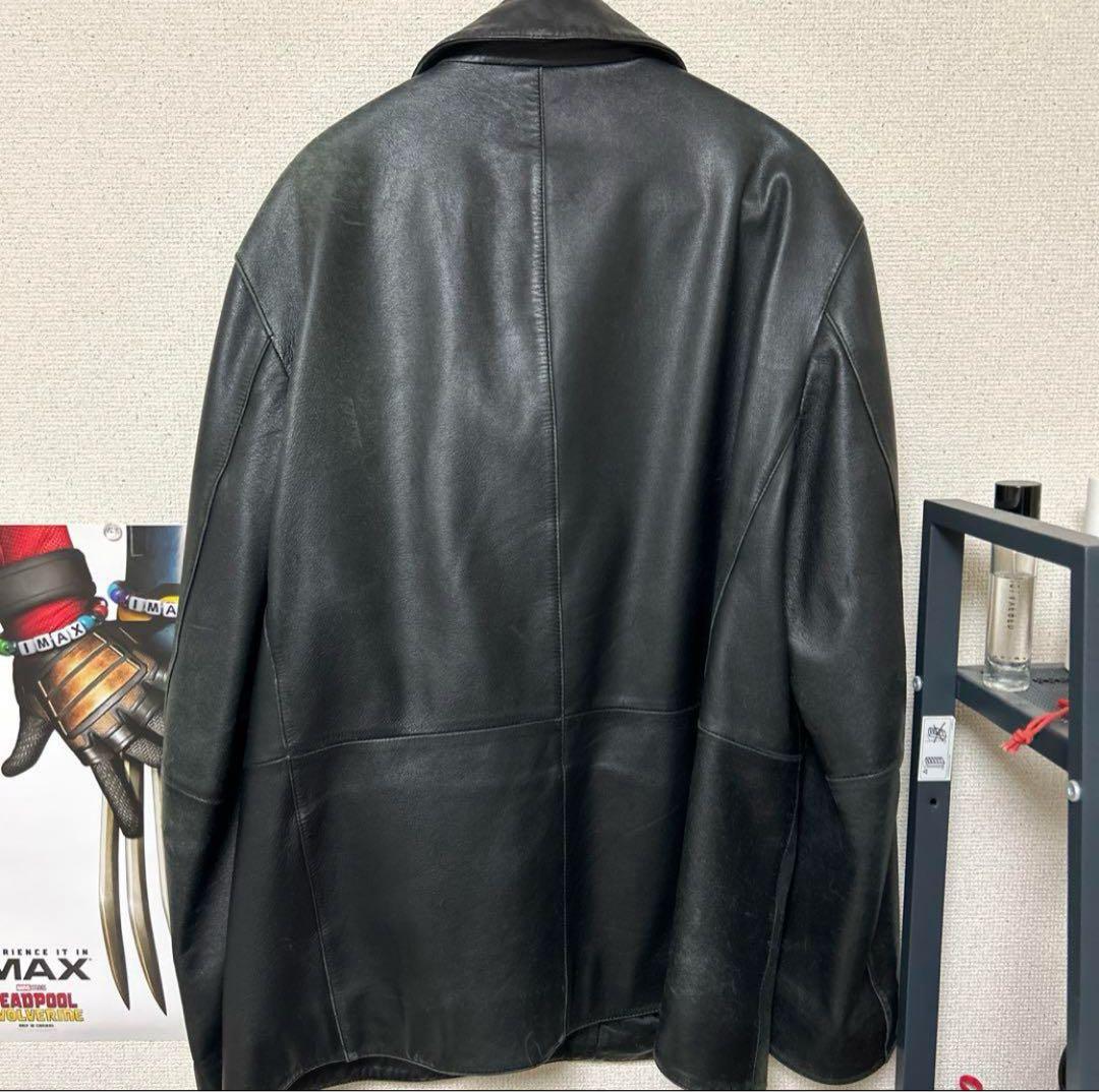 ヴィンテージ ラムレザー ジャケット シングル 深水光太 本革