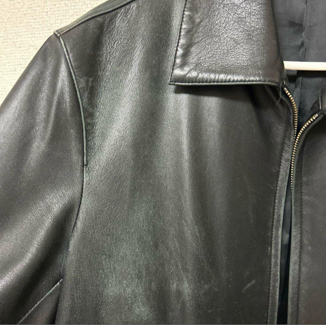 ヴィンテージ ラムレザー ジャケット シングル 深水光太 本革