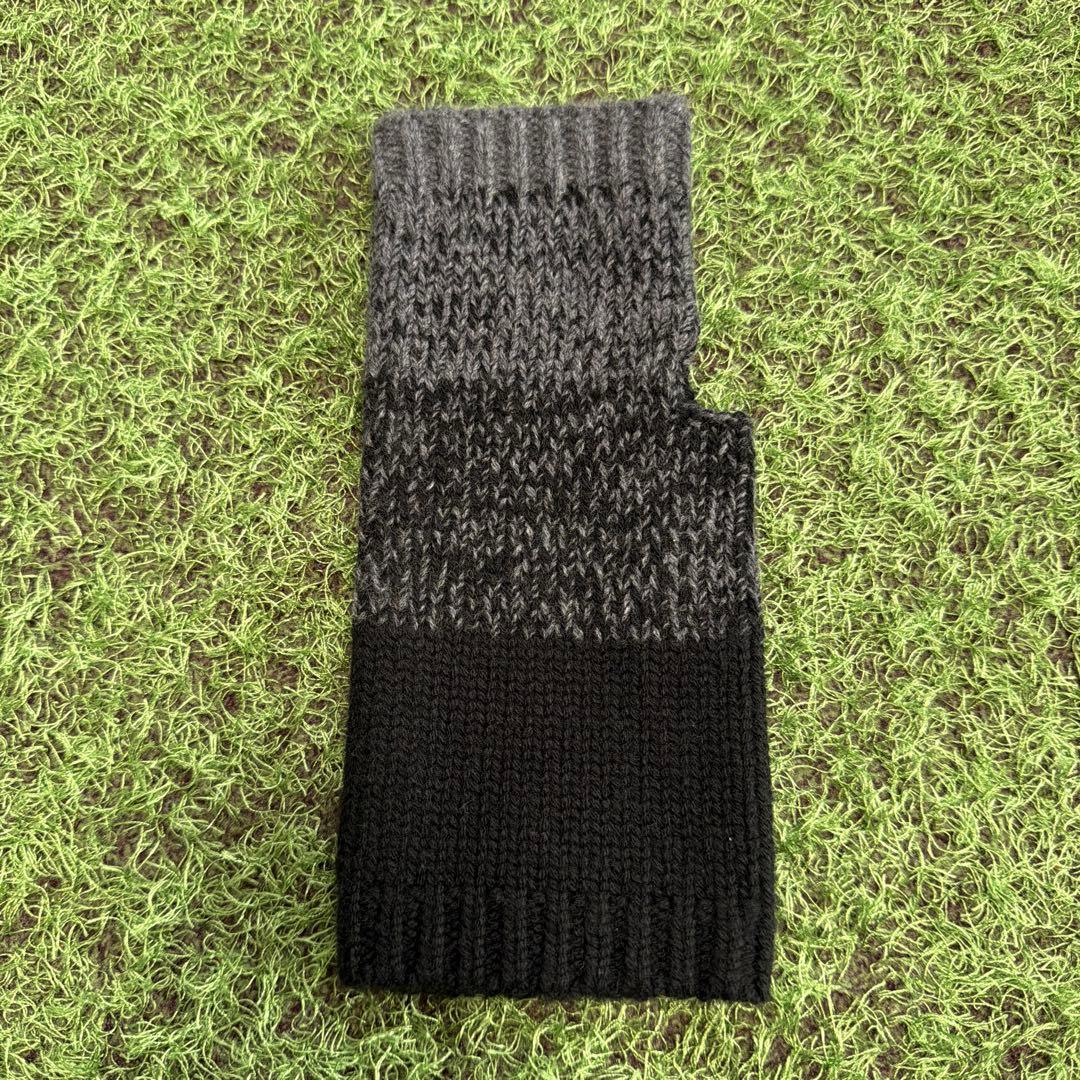 TOMORROWLAND カシミヤ フィンガーレス ニットグローブ ブラック系