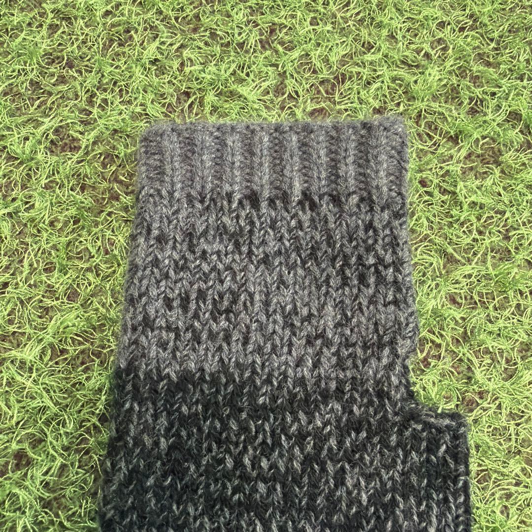 TOMORROWLAND カシミヤ フィンガーレス ニットグローブ ブラック系