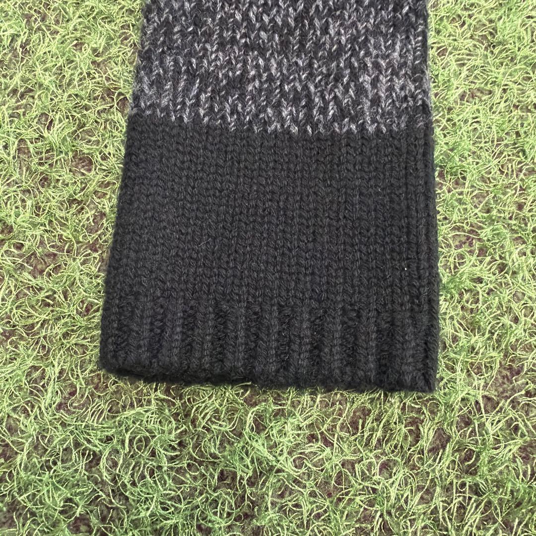 TOMORROWLAND カシミヤ フィンガーレス ニットグローブ ブラック系