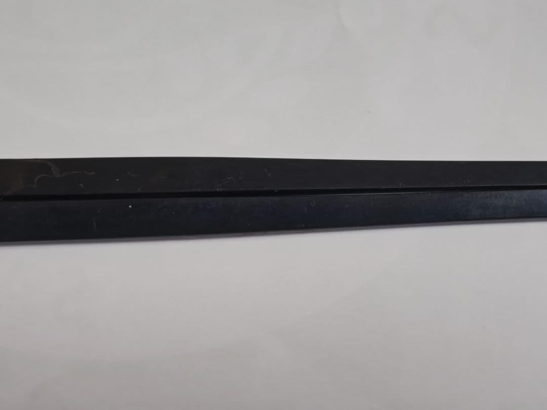 江戸期　割笄　龍図　 銀象嵌、赤銅