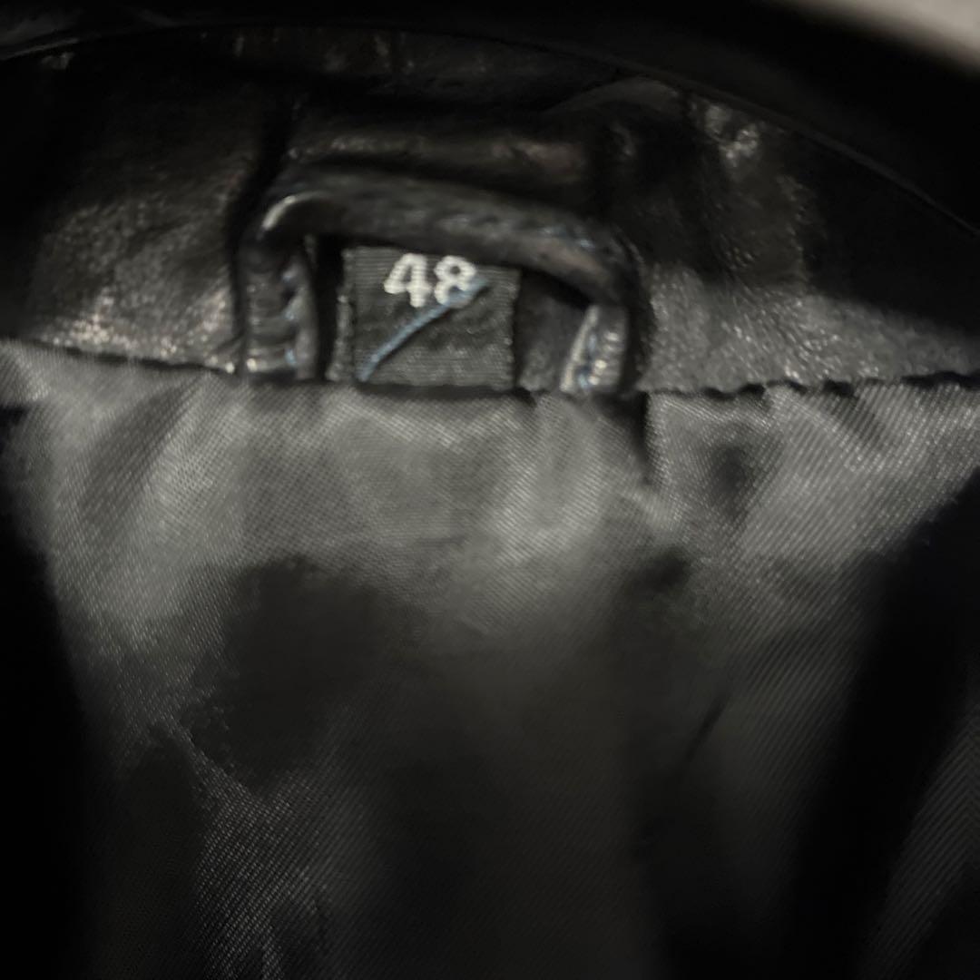 シングルレザージャケット　羊革　韓国　新品