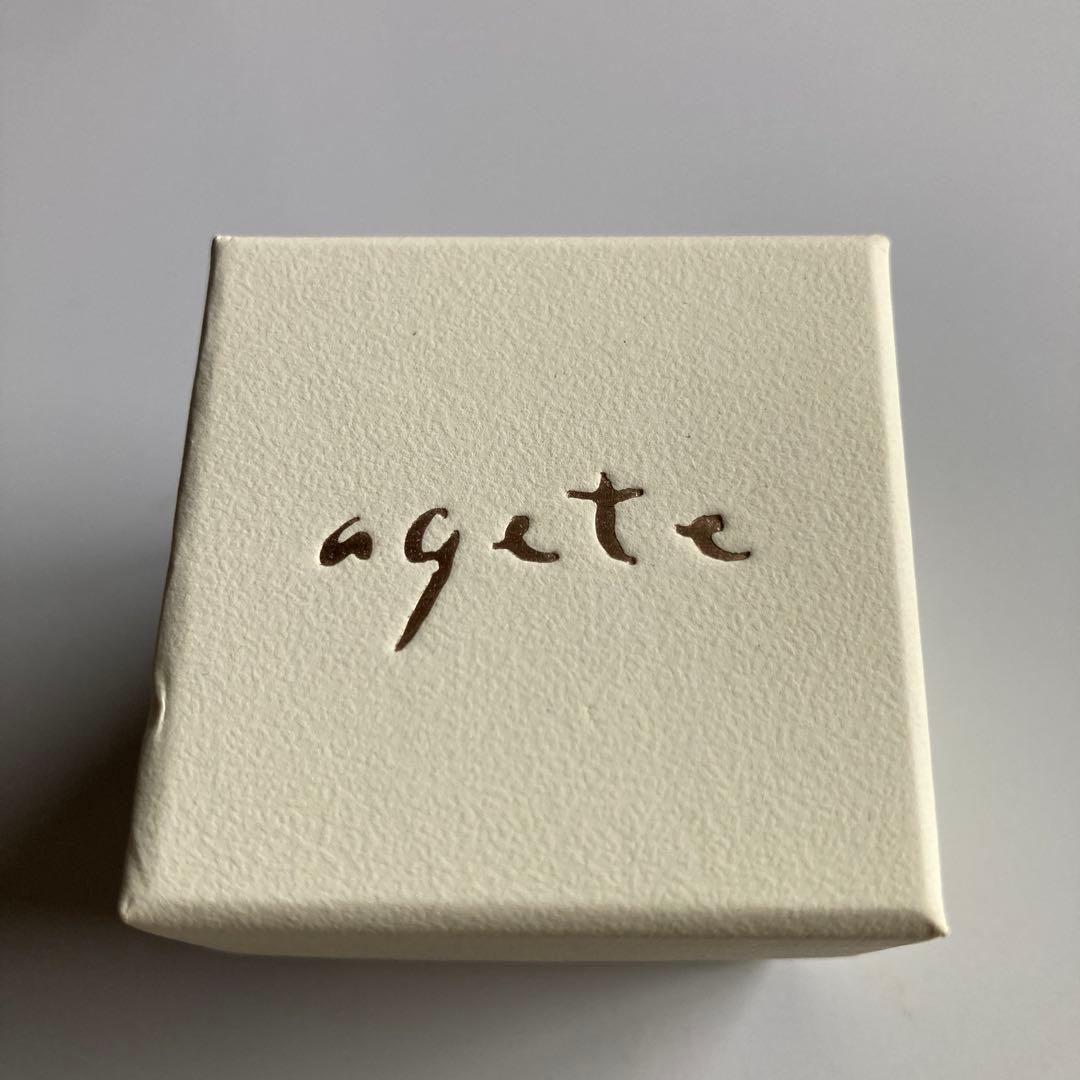 agete 10K オパール ゴールドリング