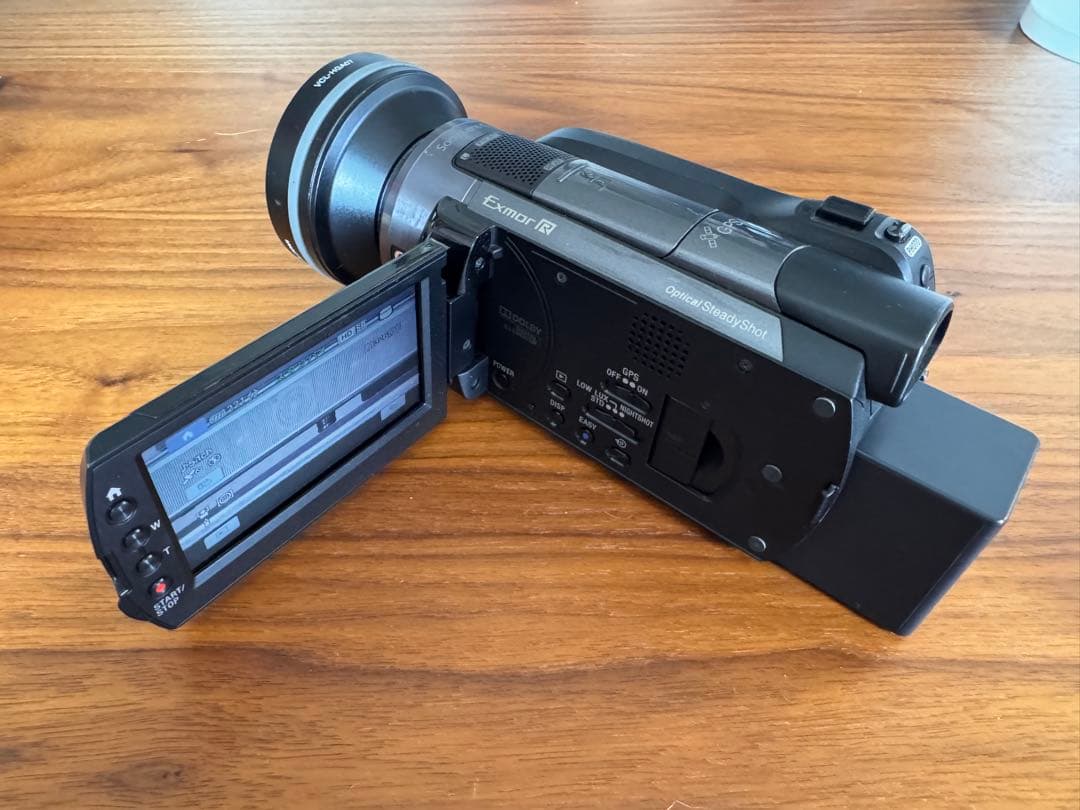 SONY Handycam HDR-XR520V ワイコン付き