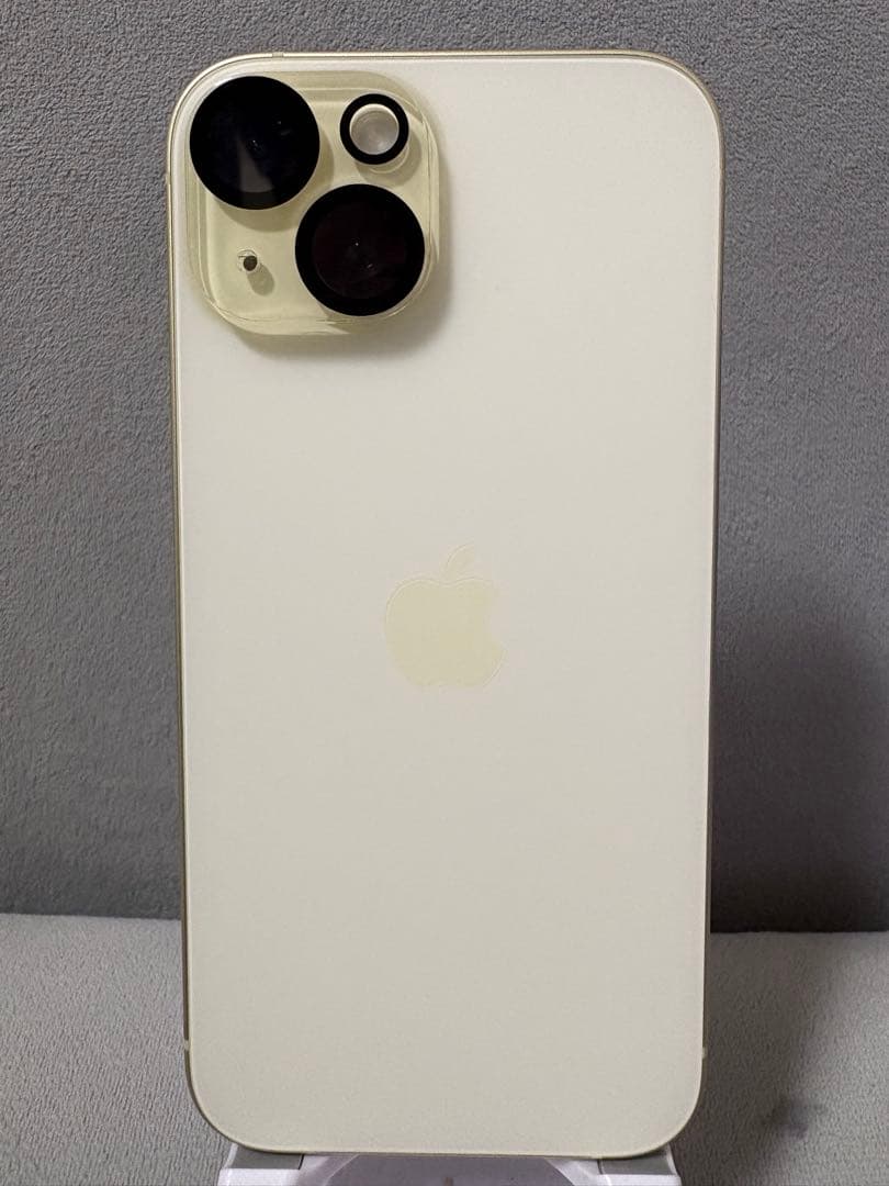 【美品】Apple iPhone 15 128GBイエロー 本体