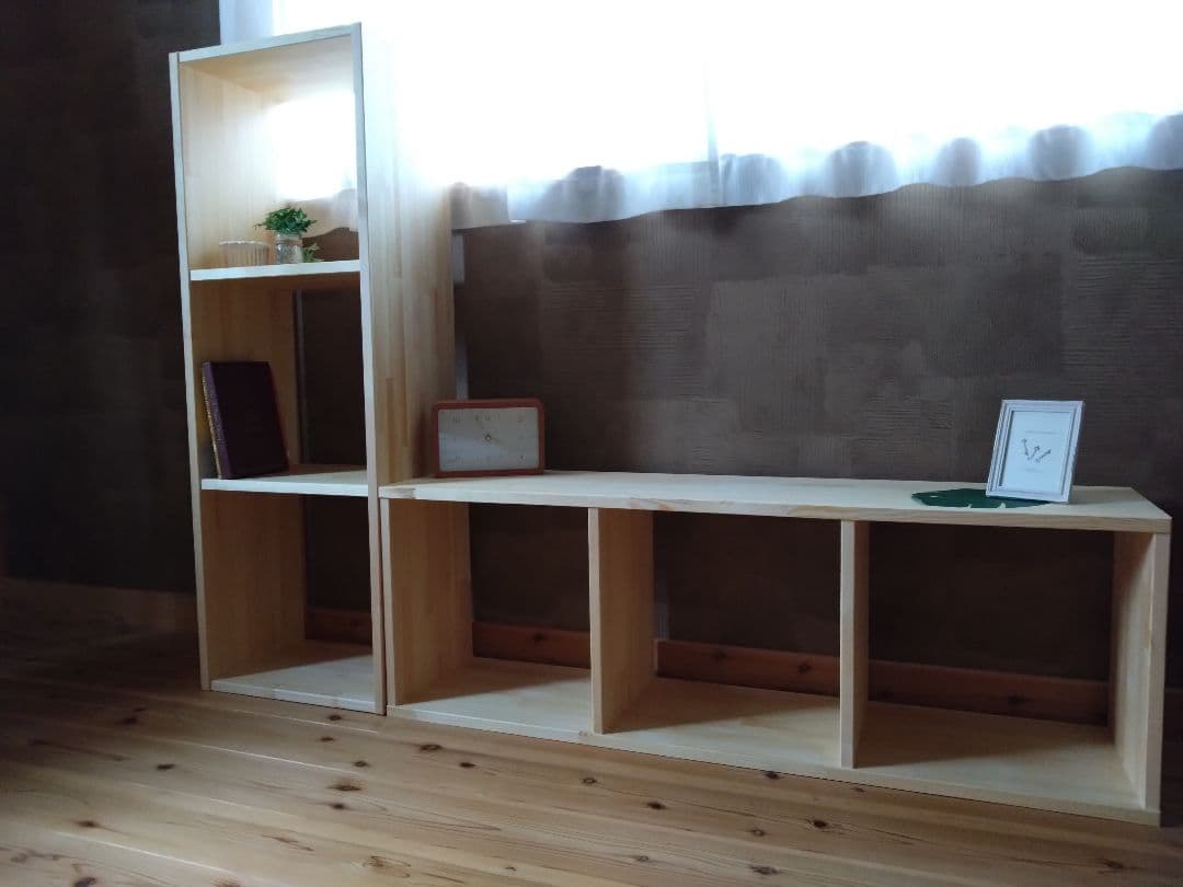 【送料無料】組合わせ自由本棚　飾り棚　収納棚　スタッキングシェルフ　テレビ台