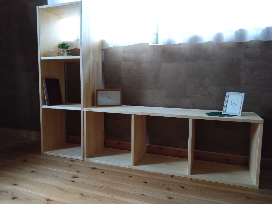 【送料無料】組合わせ自由本棚　飾り棚　収納棚　スタッキングシェルフ　テレビ台