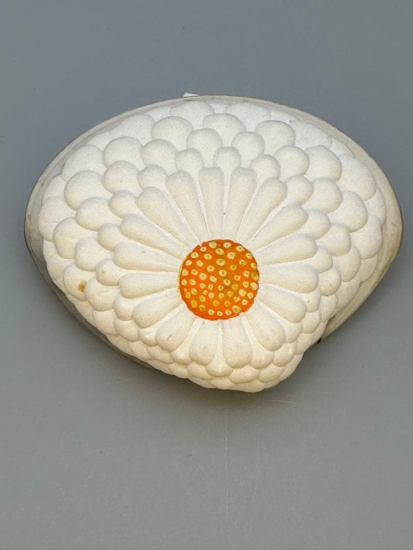 y茶道具　香合　鈴木光入　菊置上